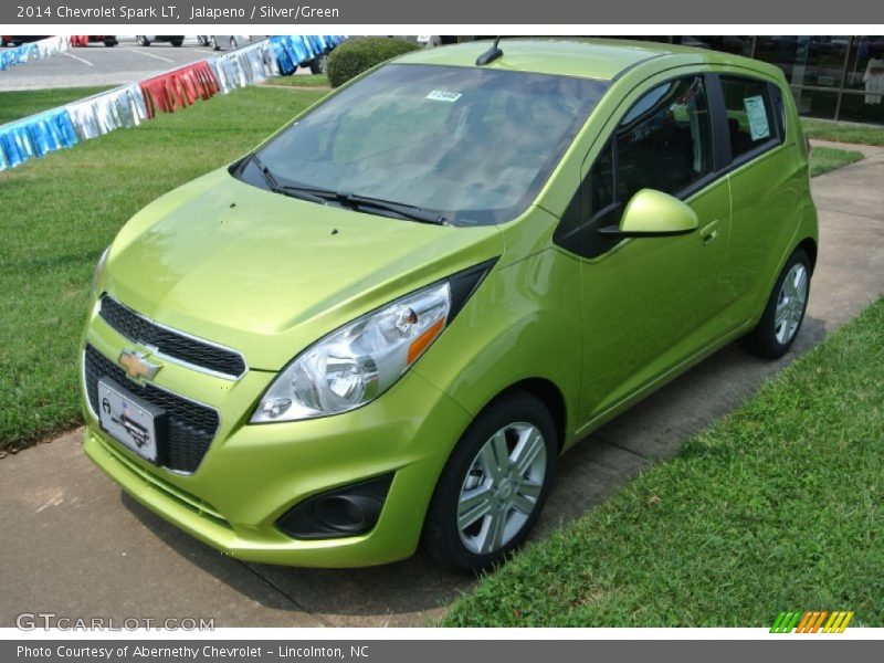 Jalapeno / Silver/Green 2014 Chevrolet Spark LT