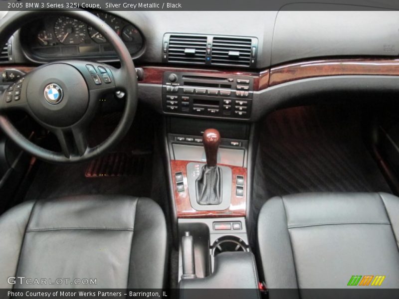 Silver Grey Metallic / Black 2005 BMW 3 Series 325i Coupe