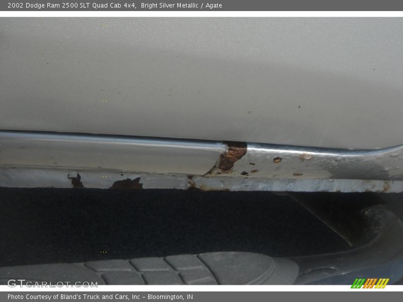 Bright Silver Metallic / Agate 2002 Dodge Ram 2500 SLT Quad Cab 4x4