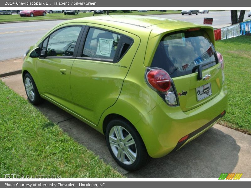 Jalapeno / Silver/Green 2014 Chevrolet Spark LT