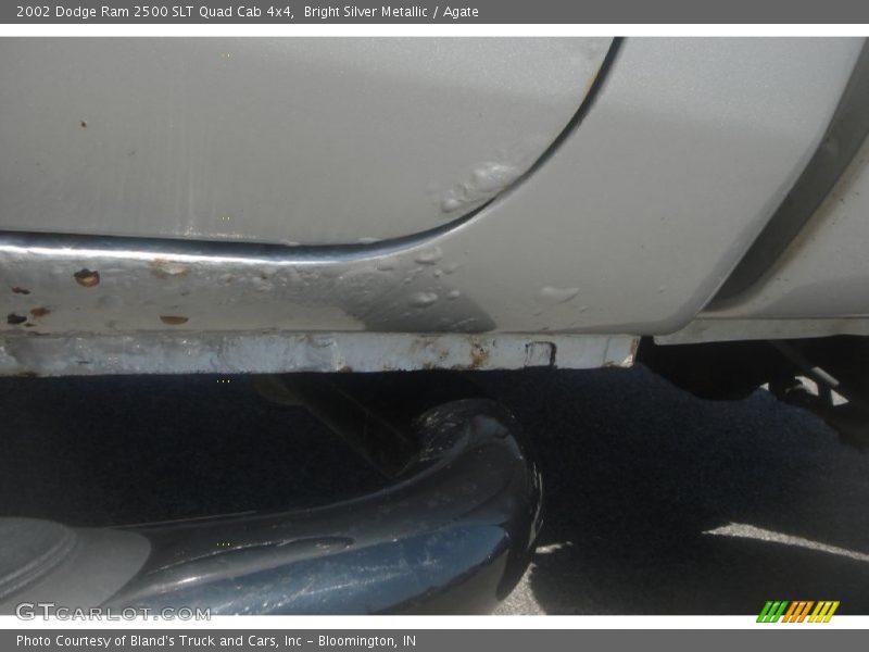 Bright Silver Metallic / Agate 2002 Dodge Ram 2500 SLT Quad Cab 4x4