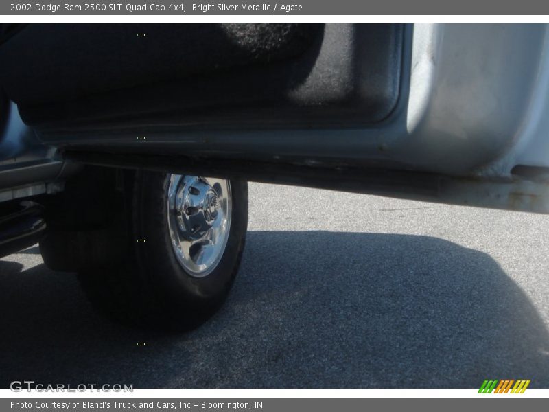 Bright Silver Metallic / Agate 2002 Dodge Ram 2500 SLT Quad Cab 4x4