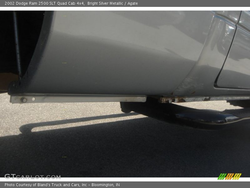Bright Silver Metallic / Agate 2002 Dodge Ram 2500 SLT Quad Cab 4x4
