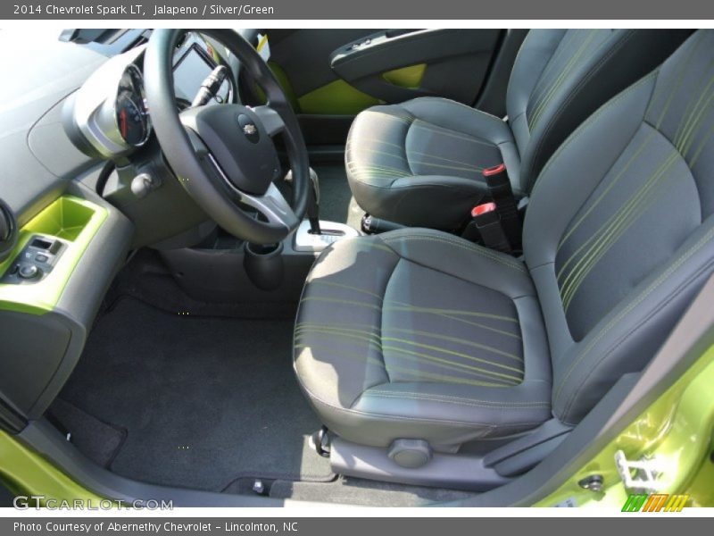 Jalapeno / Silver/Green 2014 Chevrolet Spark LT