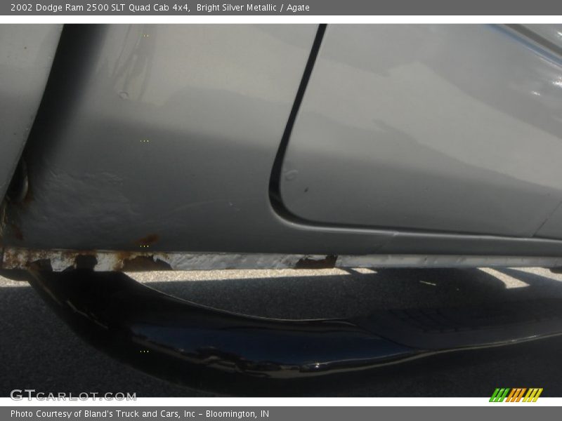 Bright Silver Metallic / Agate 2002 Dodge Ram 2500 SLT Quad Cab 4x4