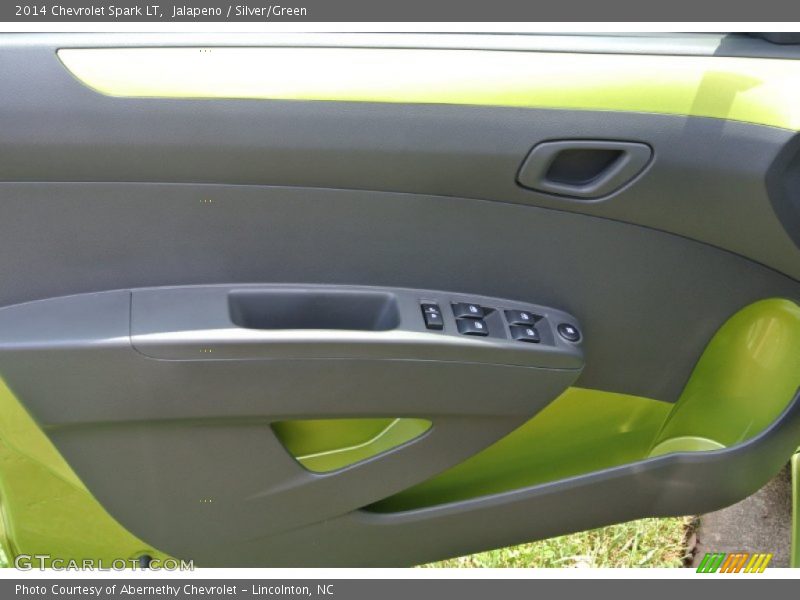 Jalapeno / Silver/Green 2014 Chevrolet Spark LT