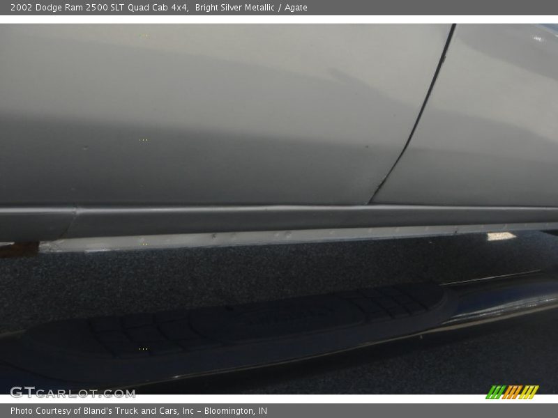 Bright Silver Metallic / Agate 2002 Dodge Ram 2500 SLT Quad Cab 4x4