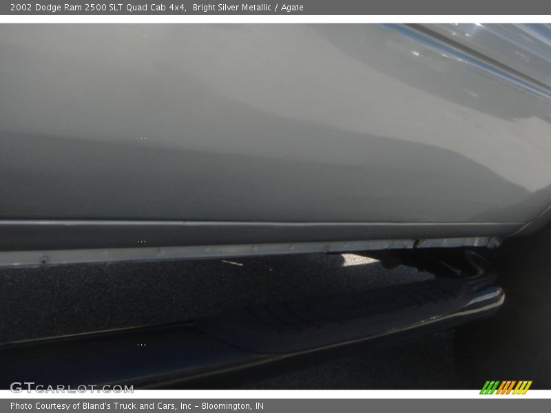Bright Silver Metallic / Agate 2002 Dodge Ram 2500 SLT Quad Cab 4x4