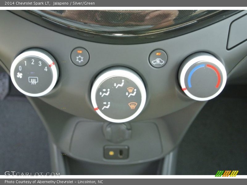 Jalapeno / Silver/Green 2014 Chevrolet Spark LT