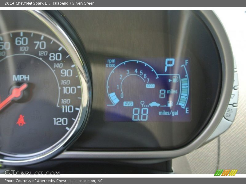 Jalapeno / Silver/Green 2014 Chevrolet Spark LT