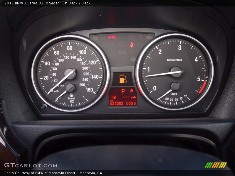 Jet Black / Black 2011 BMW 3 Series 335d Sedan