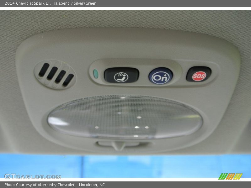 Jalapeno / Silver/Green 2014 Chevrolet Spark LT