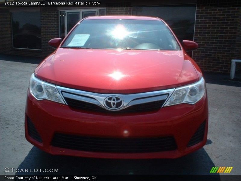 Barcelona Red Metallic / Ivory 2012 Toyota Camry LE