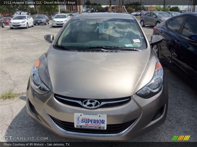 Desert Bronze / Beige 2013 Hyundai Elantra GLS
