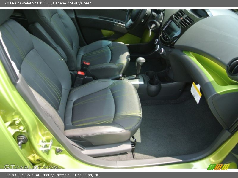 Jalapeno / Silver/Green 2014 Chevrolet Spark LT