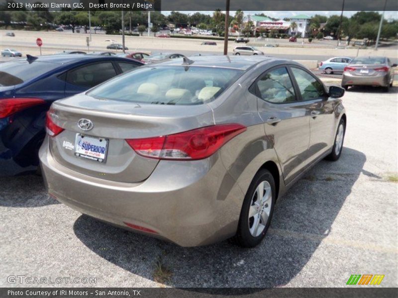 Desert Bronze / Beige 2013 Hyundai Elantra GLS