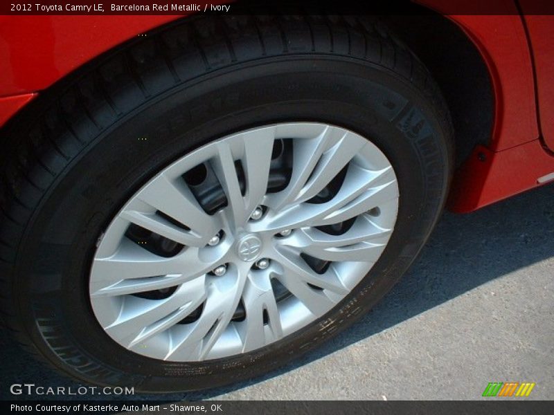 Barcelona Red Metallic / Ivory 2012 Toyota Camry LE