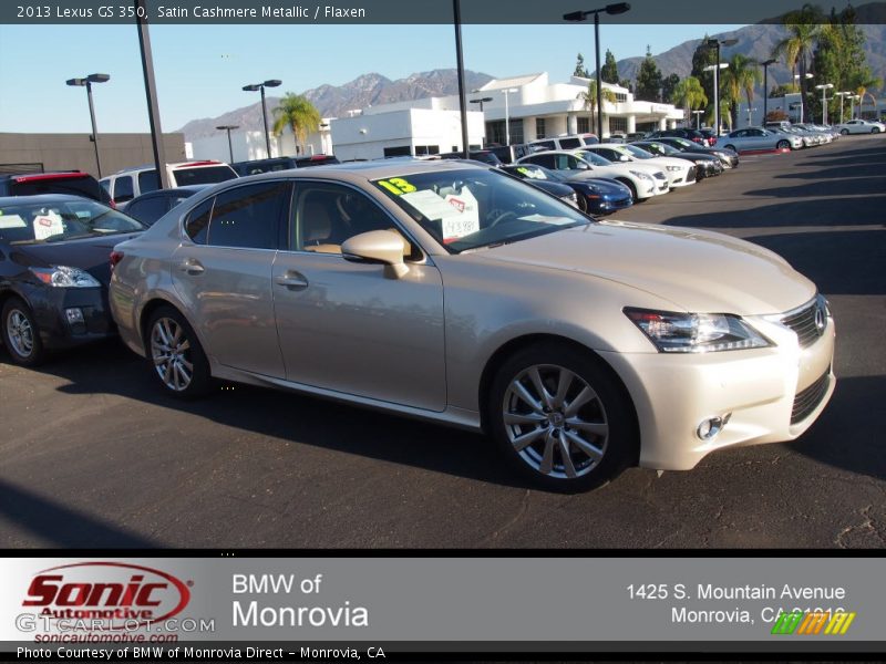 Satin Cashmere Metallic / Flaxen 2013 Lexus GS 350