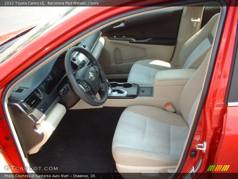 Barcelona Red Metallic / Ivory 2012 Toyota Camry LE