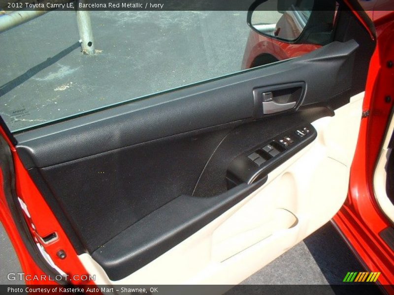 Barcelona Red Metallic / Ivory 2012 Toyota Camry LE