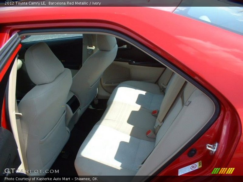 Barcelona Red Metallic / Ivory 2012 Toyota Camry LE