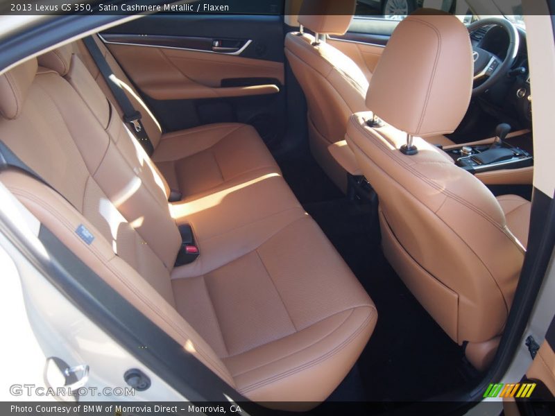 Rear Seat of 2013 GS 350