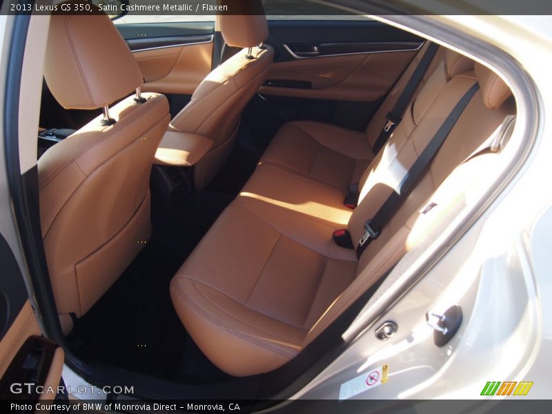 Rear Seat of 2013 GS 350