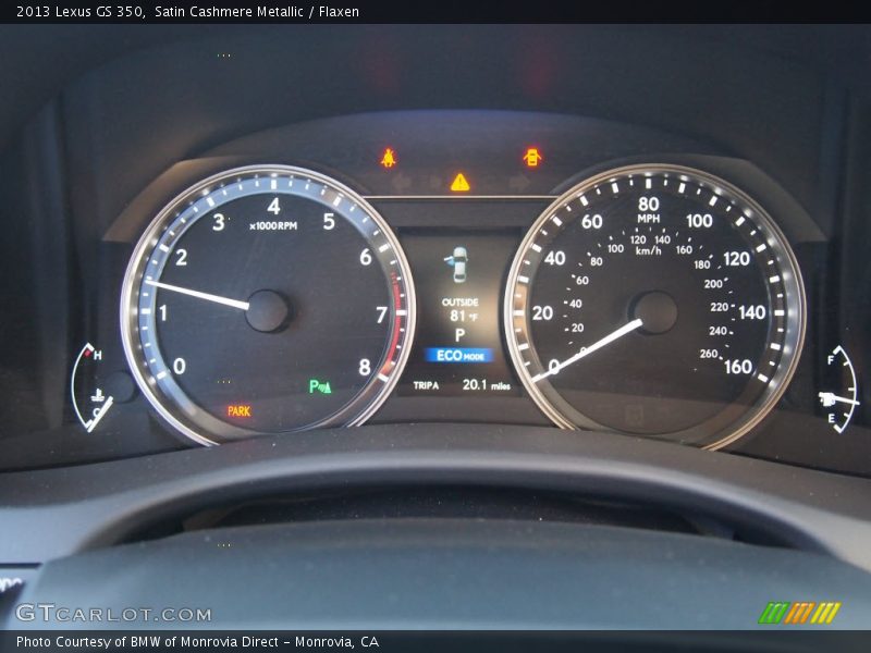  2013 GS 350 350 Gauges