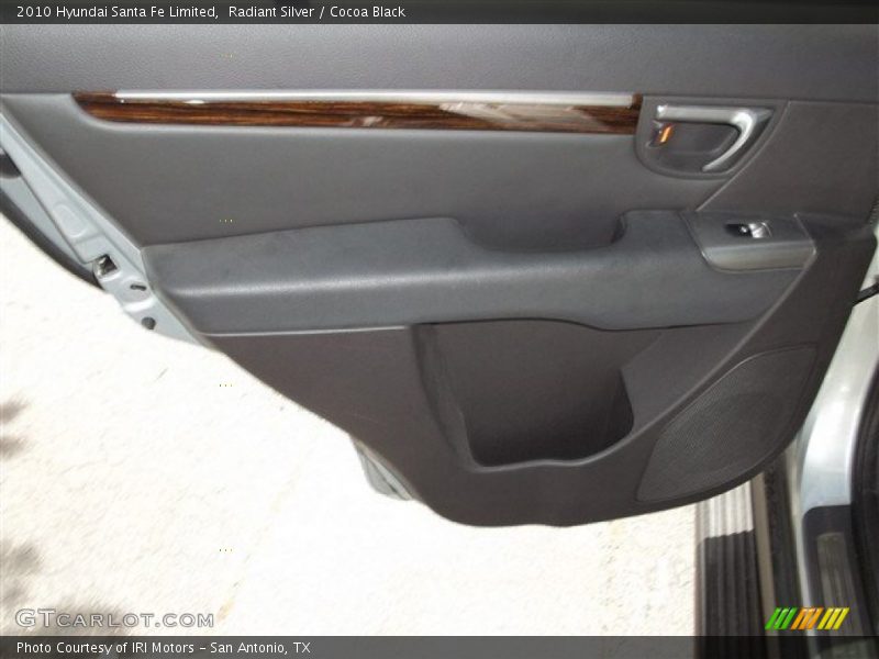 Radiant Silver / Cocoa Black 2010 Hyundai Santa Fe Limited