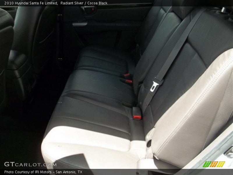 Radiant Silver / Cocoa Black 2010 Hyundai Santa Fe Limited