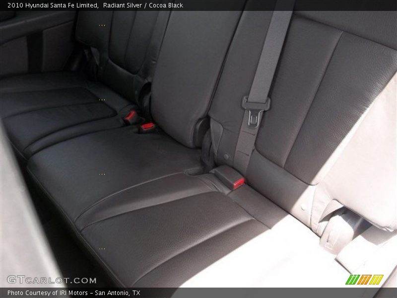 Radiant Silver / Cocoa Black 2010 Hyundai Santa Fe Limited