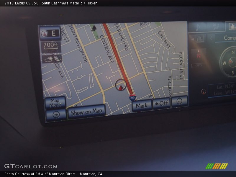 Navigation of 2013 GS 350