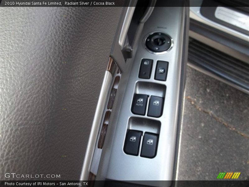 Radiant Silver / Cocoa Black 2010 Hyundai Santa Fe Limited