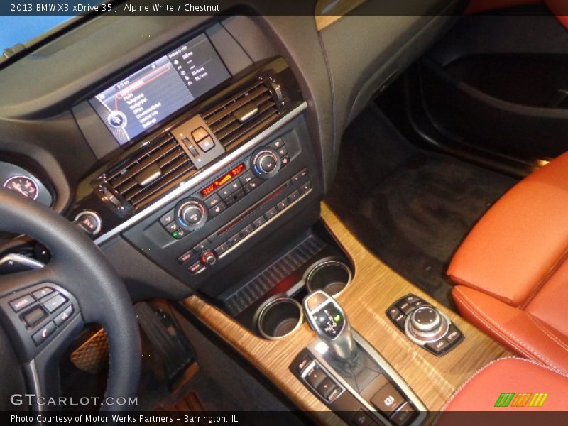 Alpine White / Chestnut 2013 BMW X3 xDrive 35i