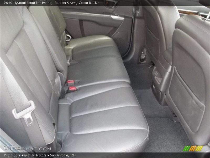Radiant Silver / Cocoa Black 2010 Hyundai Santa Fe Limited