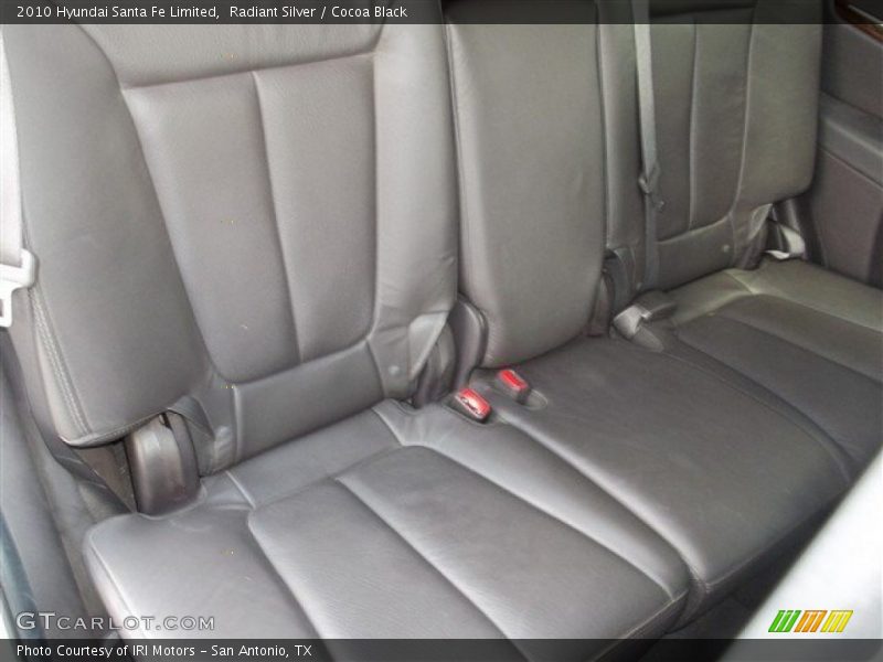 Radiant Silver / Cocoa Black 2010 Hyundai Santa Fe Limited