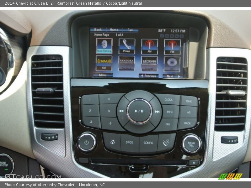 Controls of 2014 Cruze LTZ