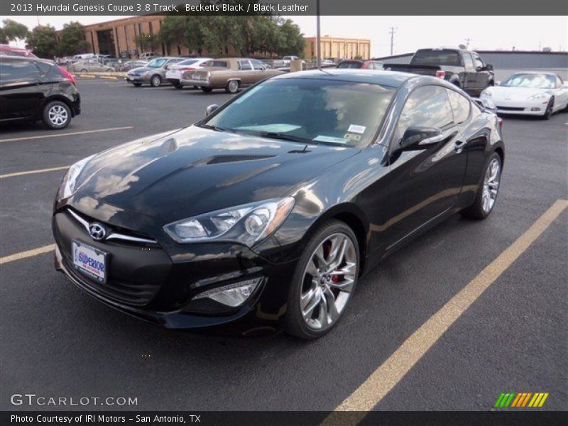 Becketts Black / Black Leather 2013 Hyundai Genesis Coupe 3.8 Track