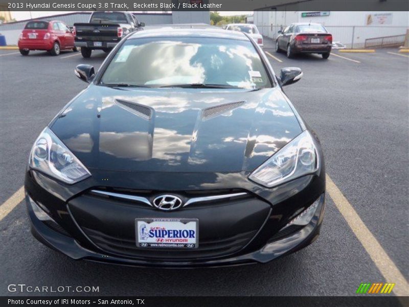 Becketts Black / Black Leather 2013 Hyundai Genesis Coupe 3.8 Track