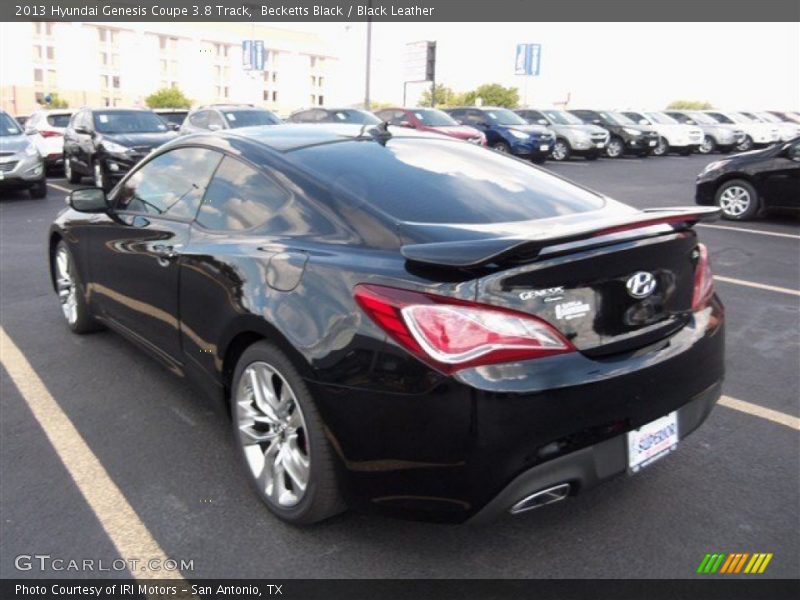 Becketts Black / Black Leather 2013 Hyundai Genesis Coupe 3.8 Track