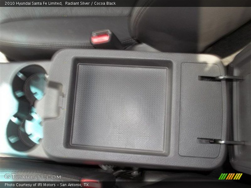 Radiant Silver / Cocoa Black 2010 Hyundai Santa Fe Limited