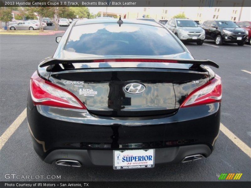 Becketts Black / Black Leather 2013 Hyundai Genesis Coupe 3.8 Track