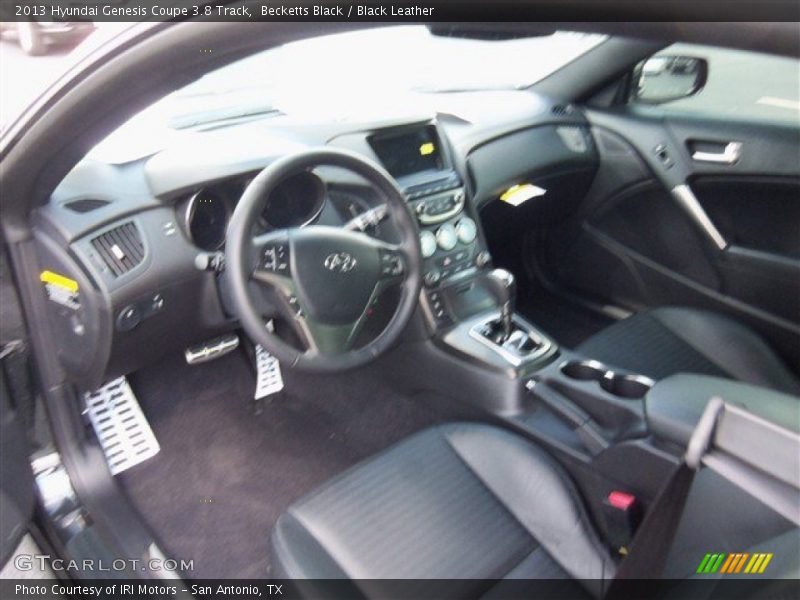 Becketts Black / Black Leather 2013 Hyundai Genesis Coupe 3.8 Track