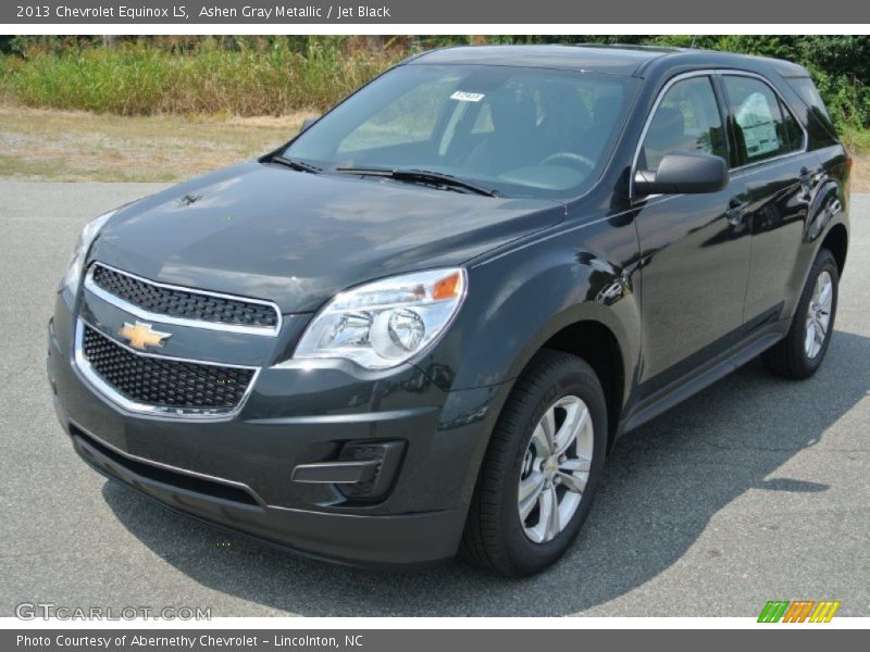 Ashen Gray Metallic / Jet Black 2013 Chevrolet Equinox LS