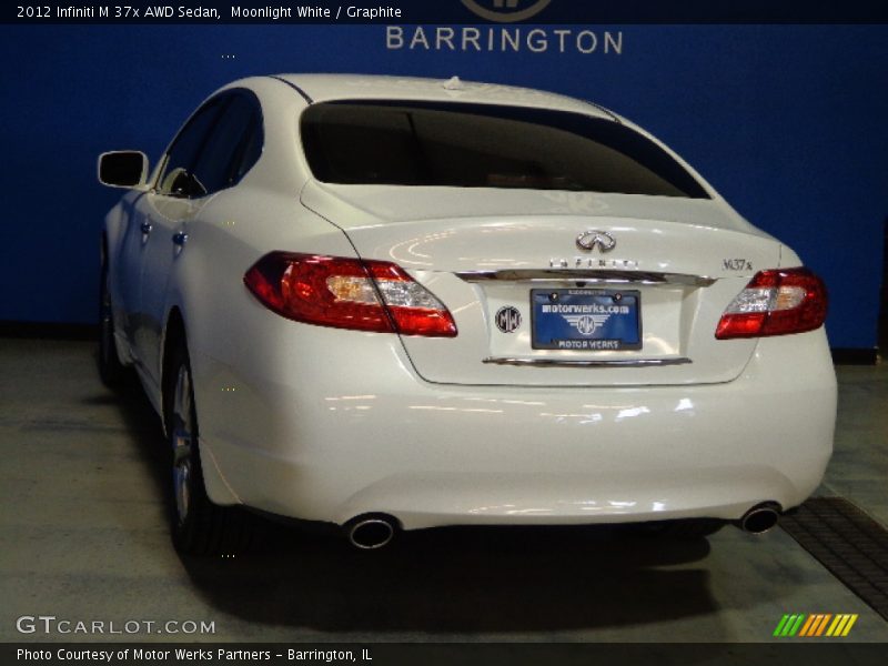 Moonlight White / Graphite 2012 Infiniti M 37x AWD Sedan