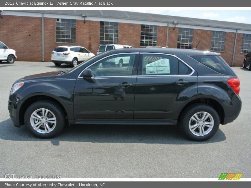 Ashen Gray Metallic / Jet Black 2013 Chevrolet Equinox LS