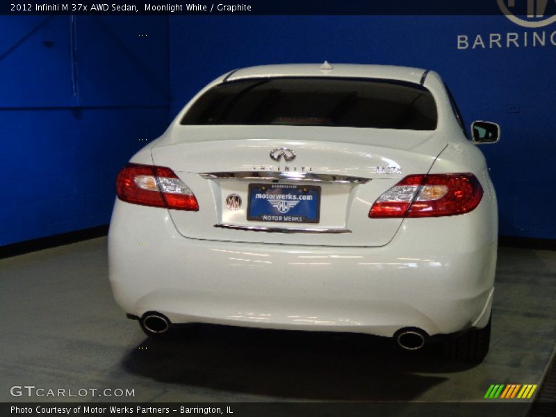 Moonlight White / Graphite 2012 Infiniti M 37x AWD Sedan