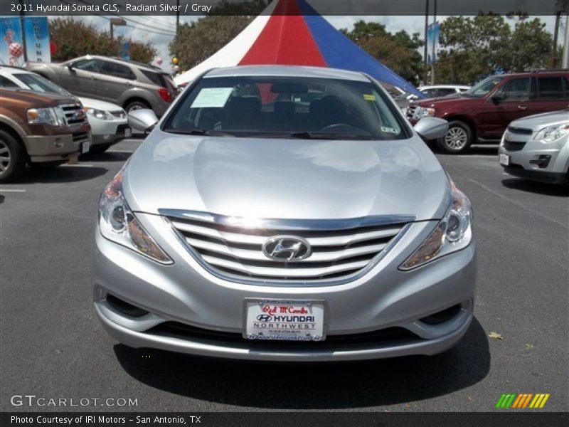 Radiant Silver / Gray 2011 Hyundai Sonata GLS