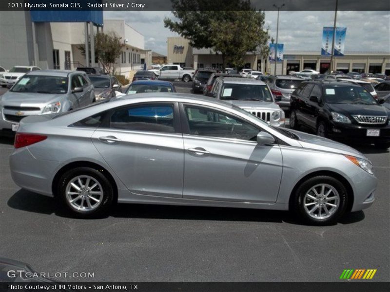 Radiant Silver / Gray 2011 Hyundai Sonata GLS