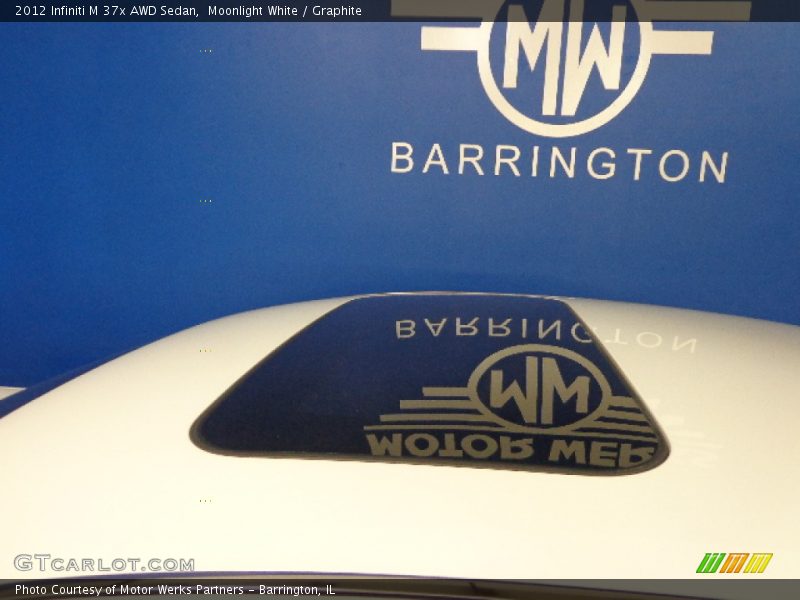 Moonlight White / Graphite 2012 Infiniti M 37x AWD Sedan